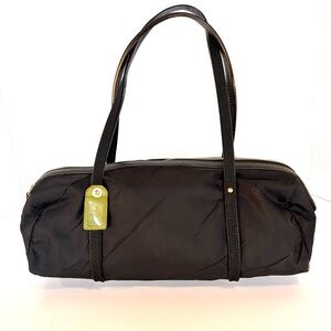Kate Spade Black Shoulder Bag with Green Accent